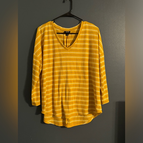a.n.a Tops - A.N.A. Yellow stripes shirt/blouse